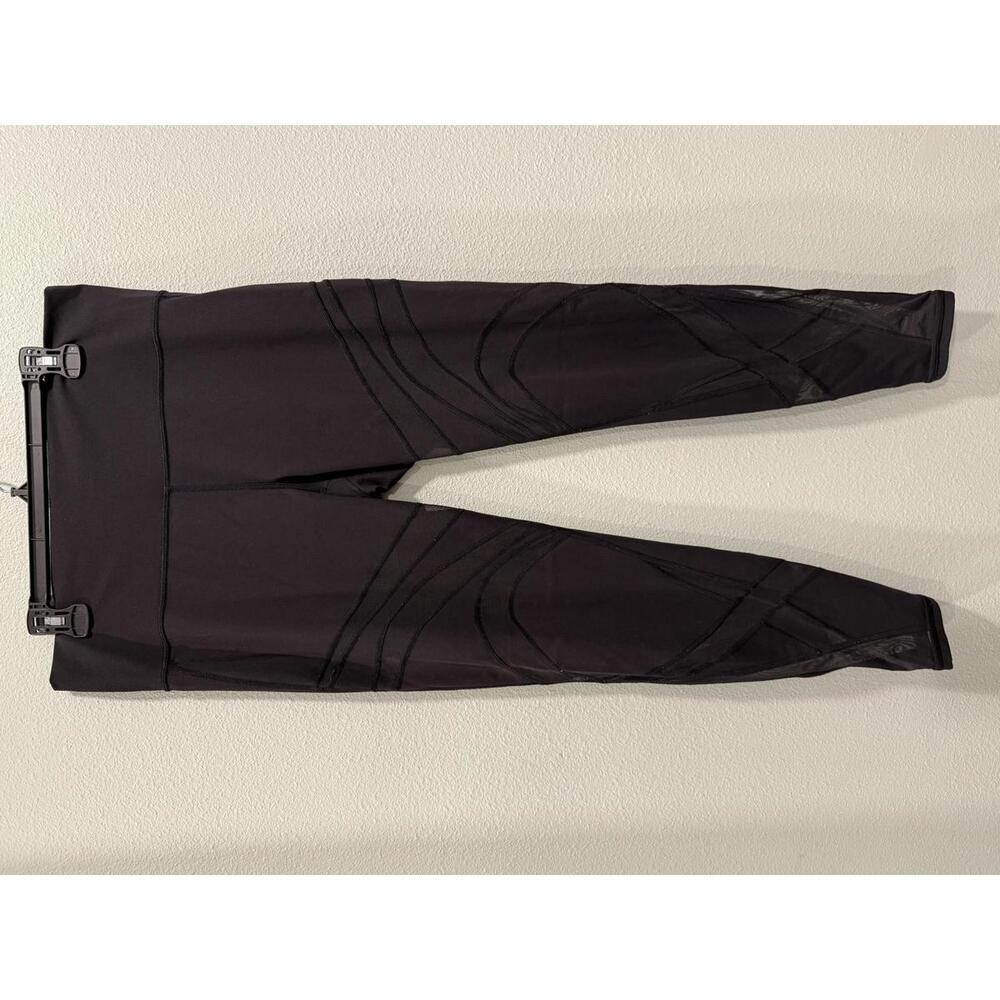 Lululemon X Wunder Under Ultra High Rise Mesh Workout Leggings, Size 14, Black - Picture 3 of 7